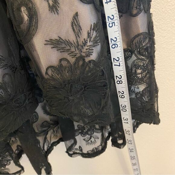 Bonnie Jean Girls formal special occasion dress Hi-Low lace embroidered -7/8 - Picture 6 of 12